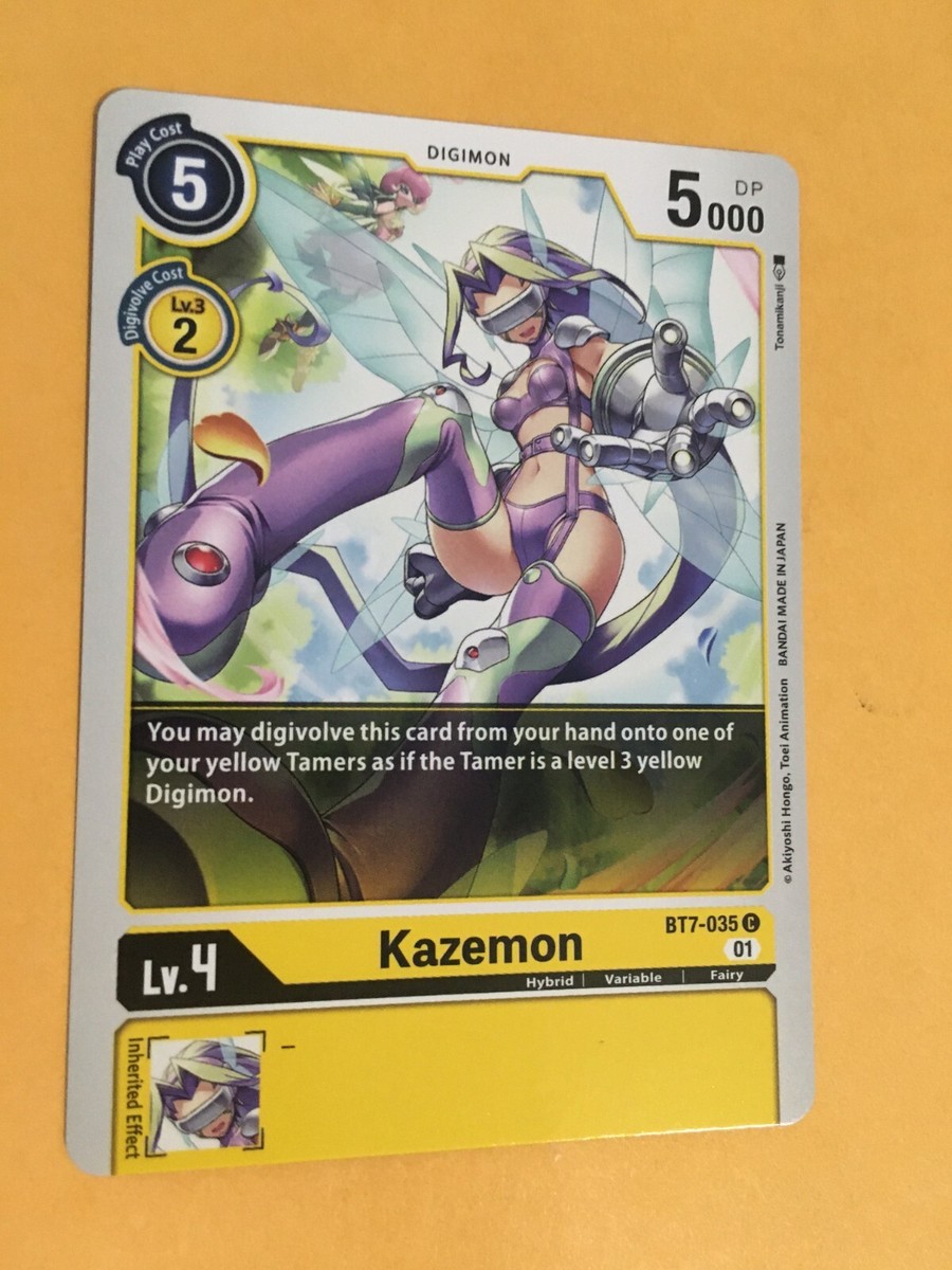 digimon cards nearby CARD GAME WORLD CONVERGENCE [BT-21]  PRODUCTSDigimon Card Game Art version Kazemon BT7-035 C Digimon CCG