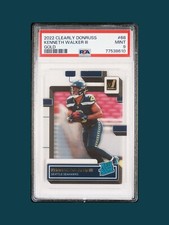 2022 Clearly Donruss #68 Kenneth Walker lll (RC) Gold PSA 9