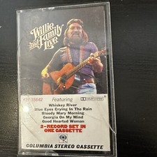 WILLIE NELSON Willie and Family Live Cassette 1978 Columbia CGT Vintage Album