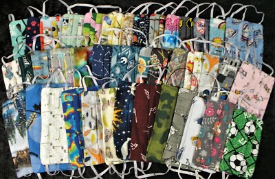 Handmade Double Layer Washable Flannel Face Mask & Filter - Over 120 Patterns!