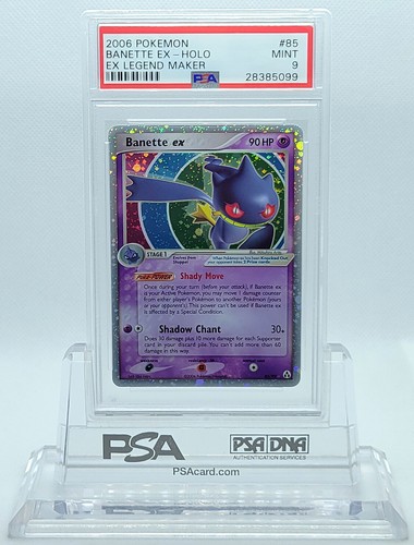 POKEMON EX LEGEND MAKER BANETTE EX #85 ULTRA RARE HOLO FOIL PSA 9 MINT #28385099 - Picture 2 of 3