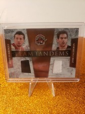 2009 Absolute Memorabilia Team Tandems Materials Calderon/ Turkoglu SSP #D/100 