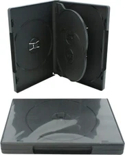 4 Disc DVD Cases with Double Sided Flip 5-pack