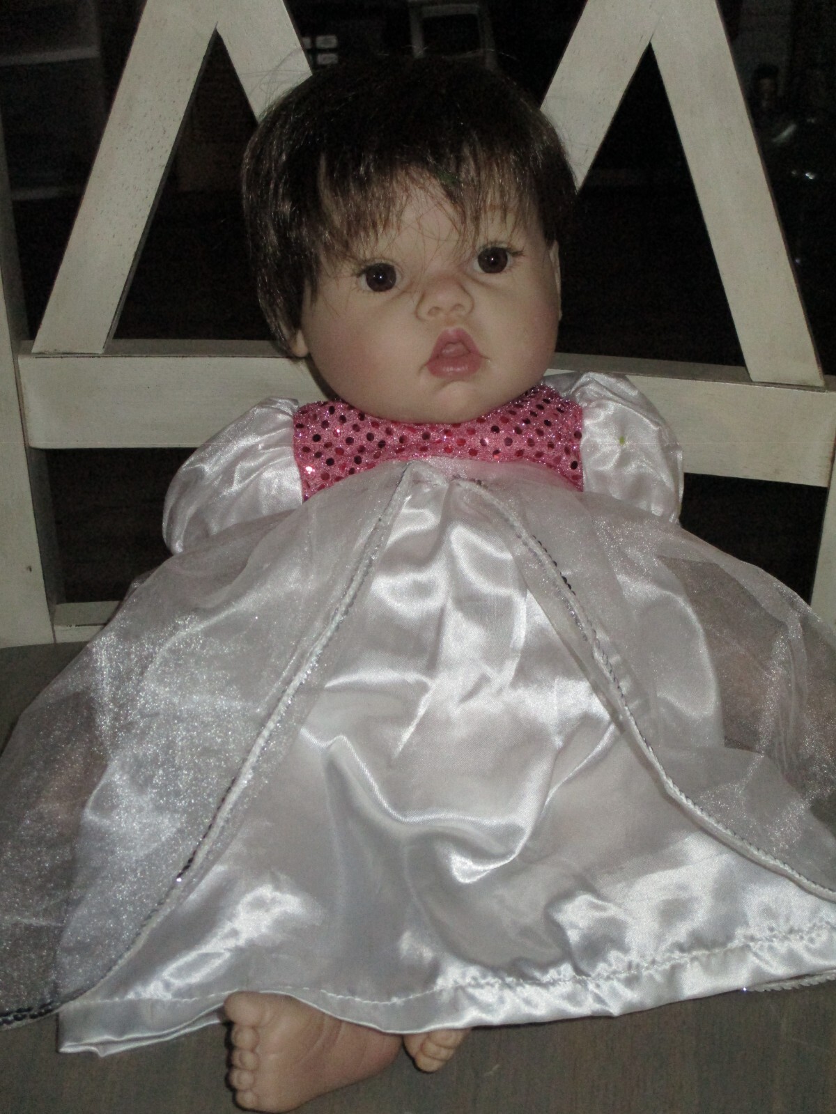 19" MADAME ALEXANDER DOLL TALKS BABBLE BABIES MUNCHKIN #6954