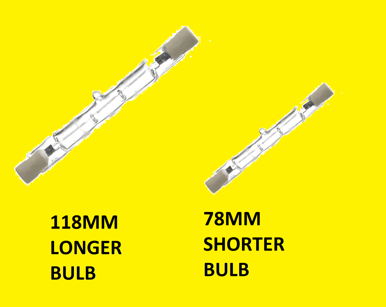 R7S R75 Halogen Security Light Bulb Linear Floodlight Bulb Garden Light
