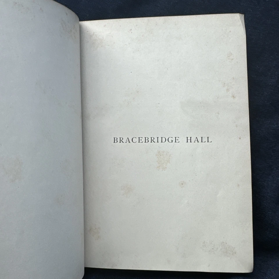 WASHINGTON IRVING Bracebridge Hall Illus. by RANDOLPH CALDECOTT 1st Edition 1876 - Image 3 of 4