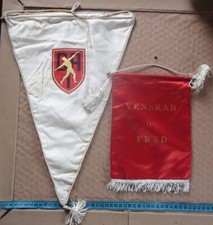 Old rare pennants Danish Athletic Union