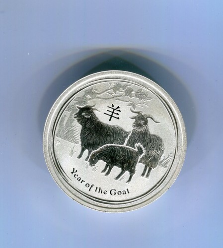 Australien Ziege Lunar 1/2 Unze 50 Cents 2015 Goat (M6539)