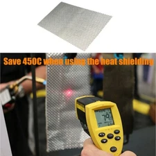 Exhaust Heat Shield Automotive Embossed Aluminum Muffler Exhaust Wrap 12" x 20"