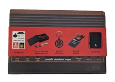 NumSkull Atari 2600 Loot Box 2018 Open Box Pins Drawstring Bag Keychain Stickers