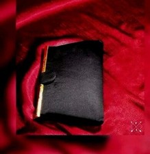 Vintage Bienen Davis Clutch Handbag Satin Folding Gold Tone Purse Evening Bag