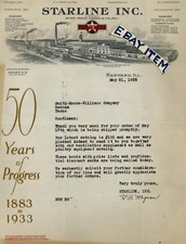 1935 LETTERHEAD Harvard ILLinois STARLINE INC. Bell Megran Heatley Ferris ALBANY
