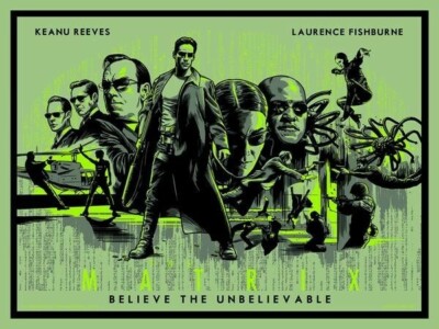 The Matrix Movie Poster Limited Edition 1 of 100 - Alex Zablotsky - 18x24 inches