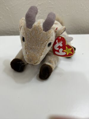 1998 Ty Original Beanie Babies GOATEE The Goat w/Tags (8 inch)