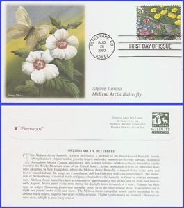 USA-4198i-U-A-FLEETWOOD-FDC-Alpine-Tundra-Melissa-arctic-butterfly