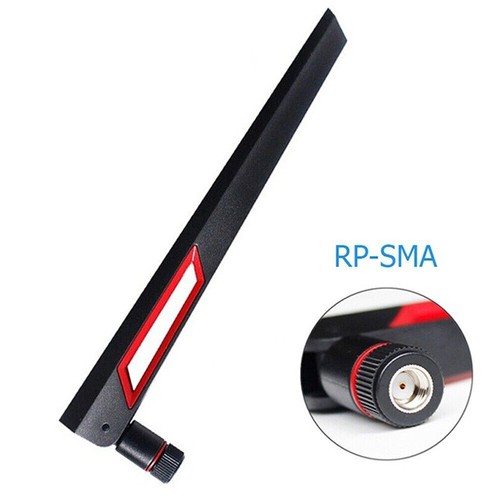 2pcs 12dBi 2,4 GHz 5 GHz Double Bande Réseau WiFi Routeur Antenne RP SMA Mâle - Photo 3/25