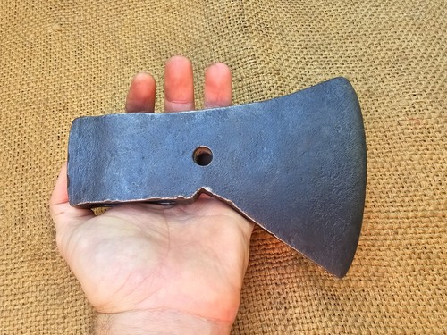 RARE VINTAGE AXE HEAD AUGUST HELSPER HELKO WERK ANTIQUE LOGGING SPLITTING - Picture 6 of 15