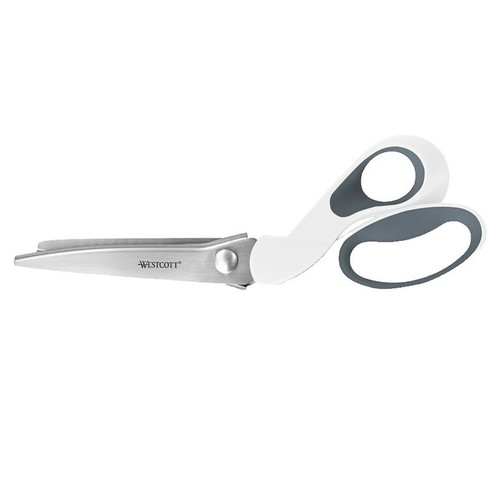 Vays Zackenschere Für Stoff & Basteln – Edelstahl, 24 Cm, Inkl. Gratis-Fadenschere