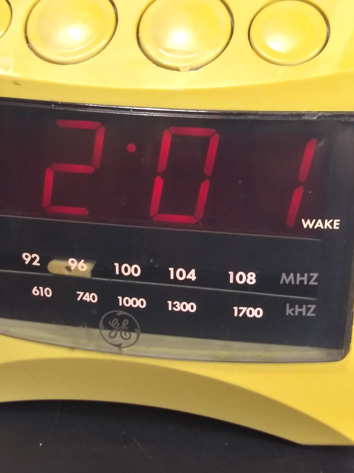 Am/fm Radio 74806a Block Square Box Works!