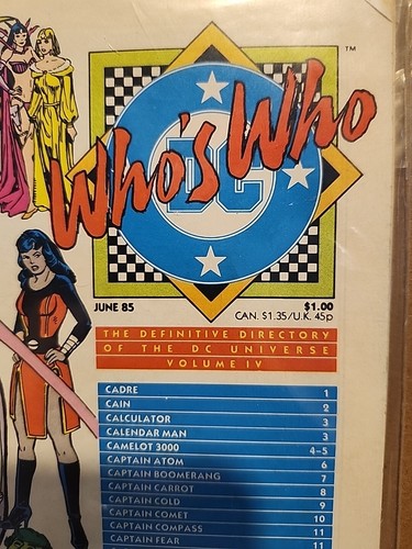 WHO'S WHO #4 IV VF- Dave Steven’s Catwoman Pin-up DC Comics - Picture 6 of 6