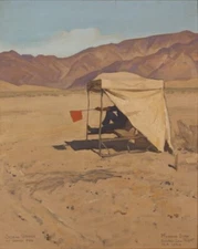 Maynard Dixon : Signal Station Nevada : 1934 : Archival Art Print
