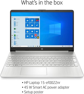 HP 15 Laptop AMD Ryzen 7 3700U 8GB RAM 256GB SSD HD Win 10 15