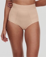  48 Chantelle Women's Beige Smooth Lines High-Waist Brief Panty Size XS