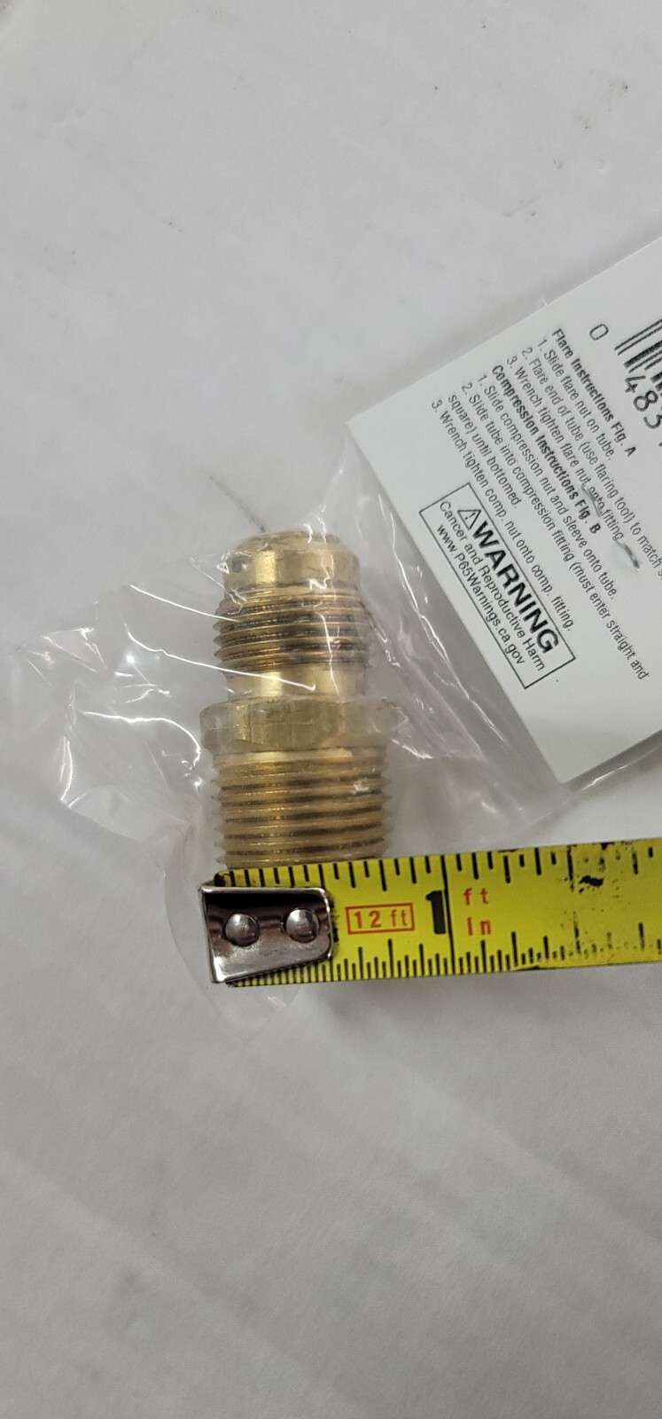 QTY/1 #48 Flare to Male Pipe Adapter - Thrifco Plumbing