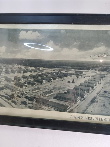 Panaramic Photo Poster Camp Lee Virginia WR Thompson Military Arial View Framed - Picture 5 of 12
