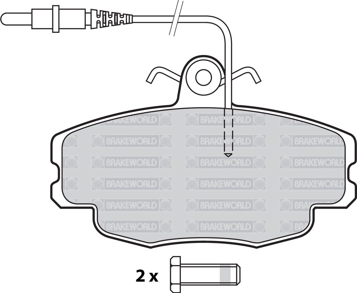 OEM SPEC FRONT AND REAR DISCS PADS FOR CITROEN ZX 1.6 1995-98