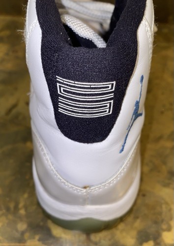 RIGHT SHOE ONLY Jordan 11 Retro Legend Blue White SIZE 10 Replacement Amputee - Picture 3 of 8