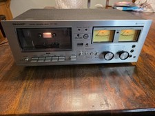 Sharp RT-1165 Stereo Cassette Deck Needs Maintenance/Untested