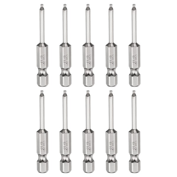 "10X H1.5 Innen-Sechskantbits 1/4\" 2\" Magnetisch"-image