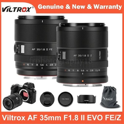 VILTROX 35mm F1.8 II EVO Full Frame Autofocus Prime Lens fr Sony E Nikon Z mount
