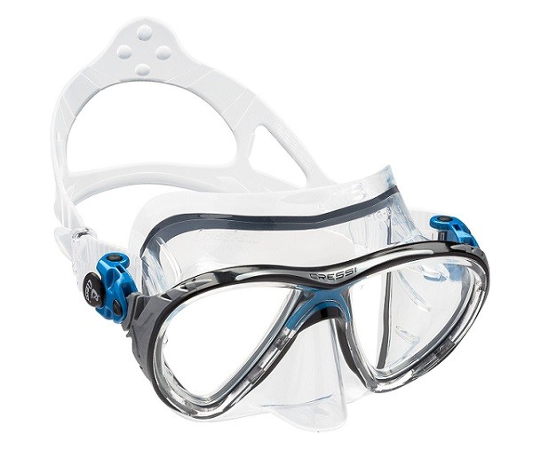 Maschera Cressi Big Eyes Evolution Crystal Clear Blu Black