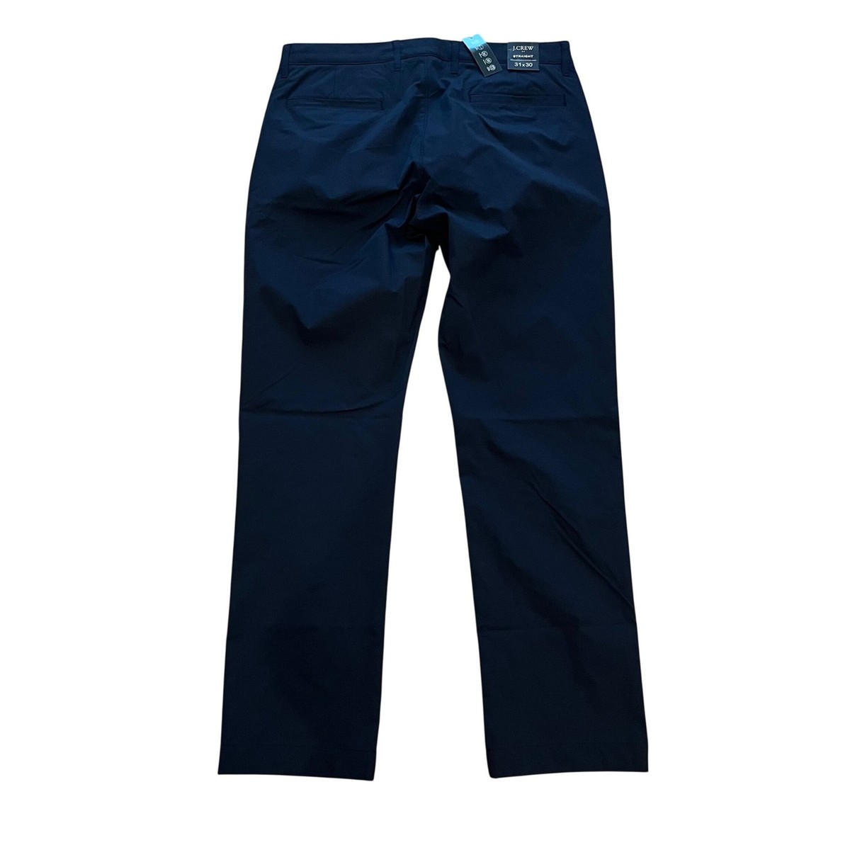 J.Crew Flex Straight Tech Pant Mens 31x30 Navy Blue CG391 New | eBay