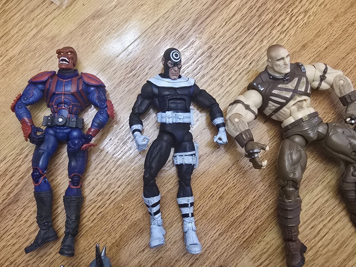 Marvel Legends & Toybiz Lot Rhino, Juggs, Dr Strange, Bullseye