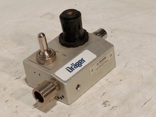 Dräger medical vacuum regulator block, PRESS/OFF/VAC toggle, as shown