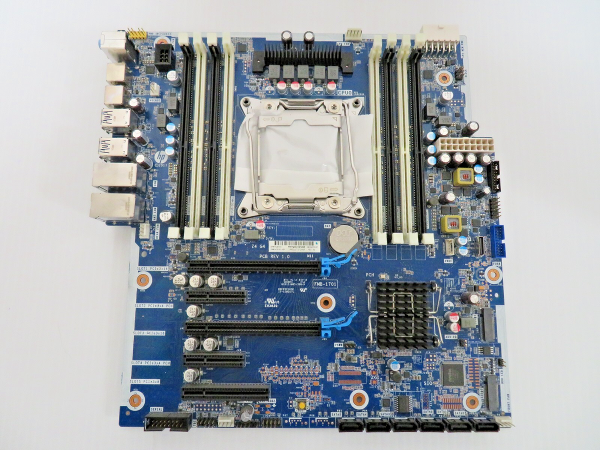 HP Z4 G4 Workstation Motherboard LGA 2066 DDR4 844783-001 | eBay