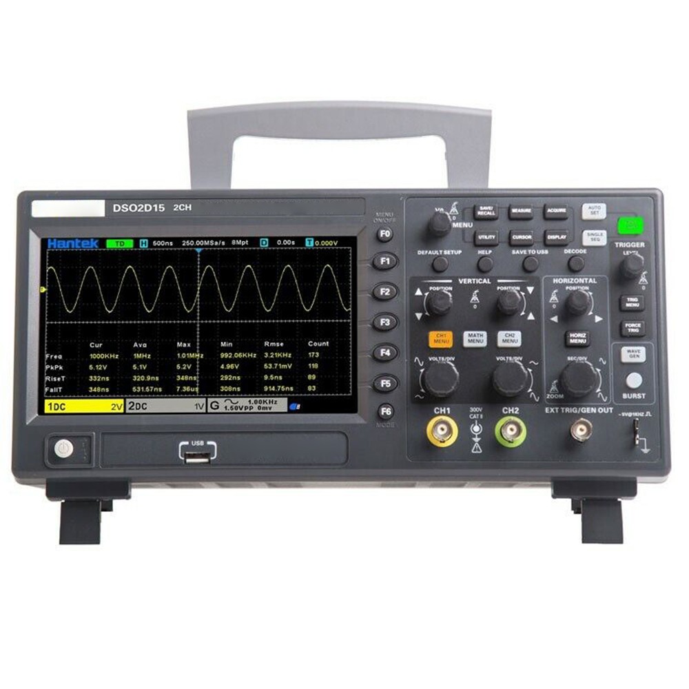 For Hantek 100MHz Digital Storage Oscilloscope (DSO) DSO2D10
