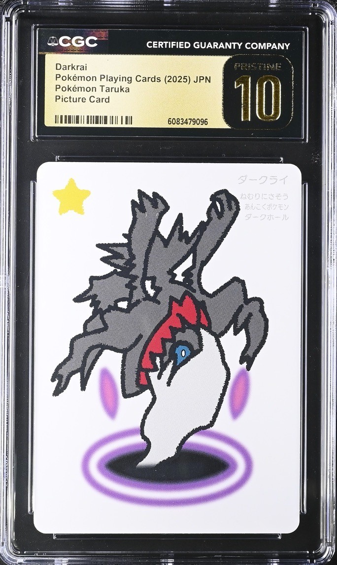 CGC PRISTINE 10 Darkrai Taruka Card Game Pokemon Playing Cards