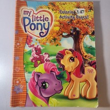 Vintage 2005 My Little Pony Coloring  Activity Book Hasbro 3rd Generation 