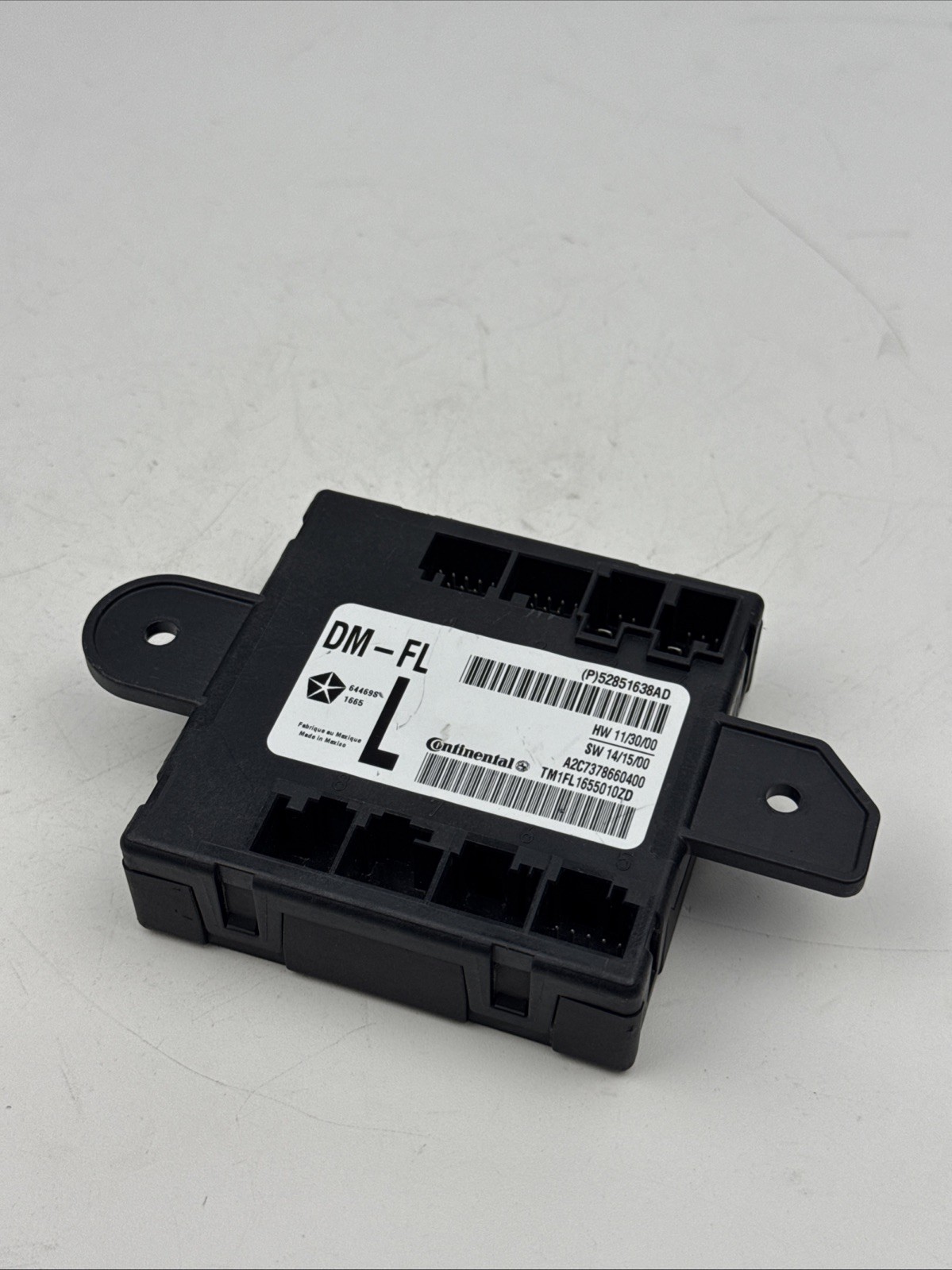 Maserati Ghibli 2014-2019 FRONT+LEFT Door control module P/N 52851638AD