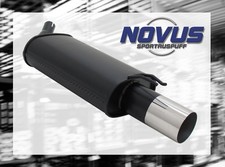 NOVUS Sportauspuff Gruppe N ESD 1x 90mm RL-Design für Renault Twingo 1