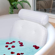 Bath Pillow for Bathtub Support Neck,Head and Back with Non-Slip Suction Cups an