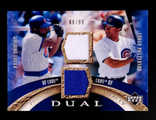 2005 Upper Deck Artifacts Corey Patterson/Andre Dawson Dual Relic /99 Game Used