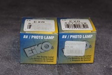 Lot of 2 EIKO AV/PHOTO LAMPS, EXR 82V 300W, New in Boxes, New Old Stock,NOS