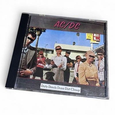 AC/DC Dirty Deeds Done Right Audio CD Disc Good Condition