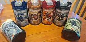 LEGO BIONICLE: Visorak Set Of 4(Missing Suukorak & Keelerak) 6 Cannisters &Instr