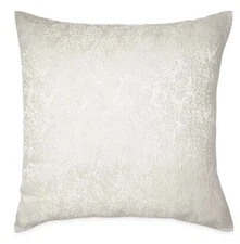 Donna Karan Seduction Euro Pillow Sham Ivory Shimmer Luxury New
